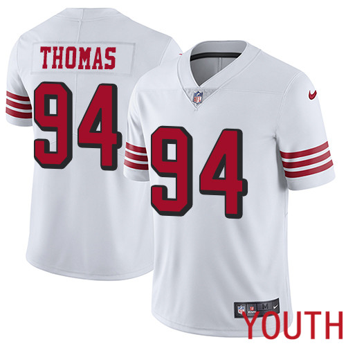 San Francisco 49ers Limited White Youth Solomon Thomas NFL Jersey #94 Rush Vapor Untouchable